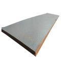 Folha de piso de aço inoxidável quadriculado 316 316L de tamanho personalizável padrão de diamante antiderrapante